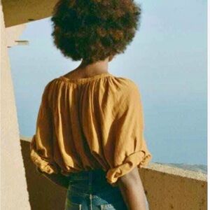 Doen Jeanne Top | Mustard | XS